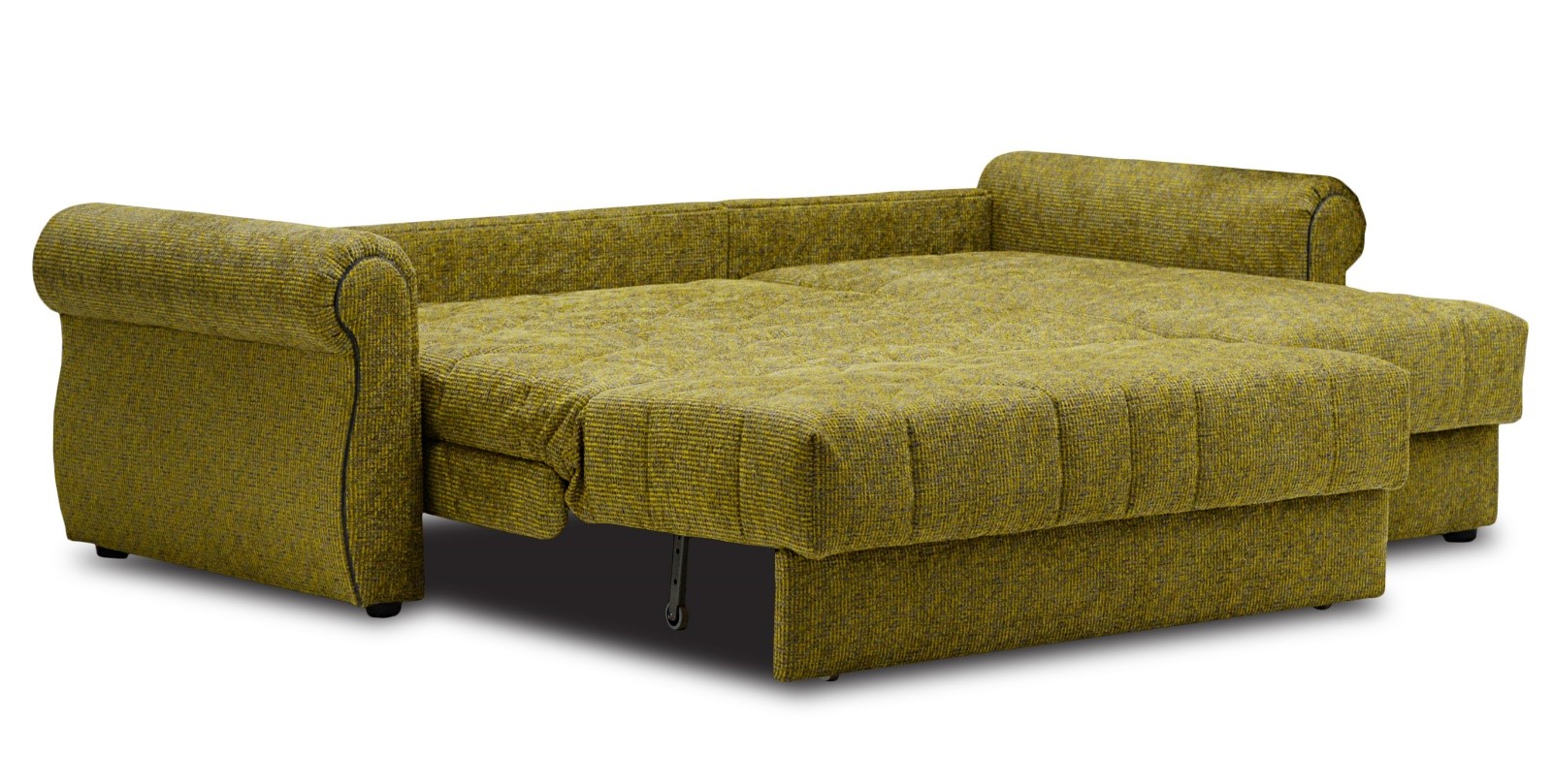 Угловой диван-кровать в разложенном виде