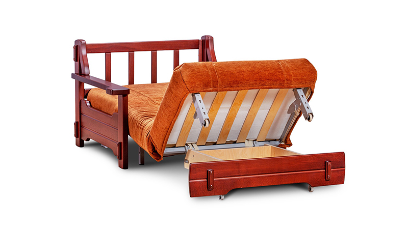 Оригинальное кресло-кровать с механизмом «аккордеон»