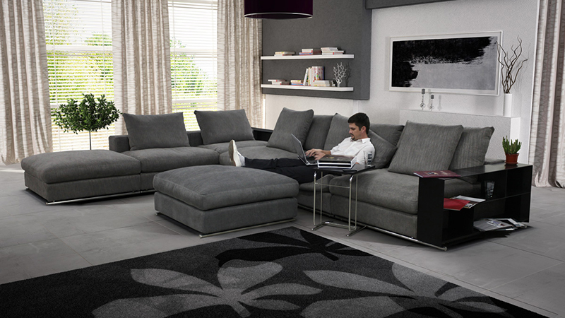 Бескаркасный диван - отличное решение для любого интерьера