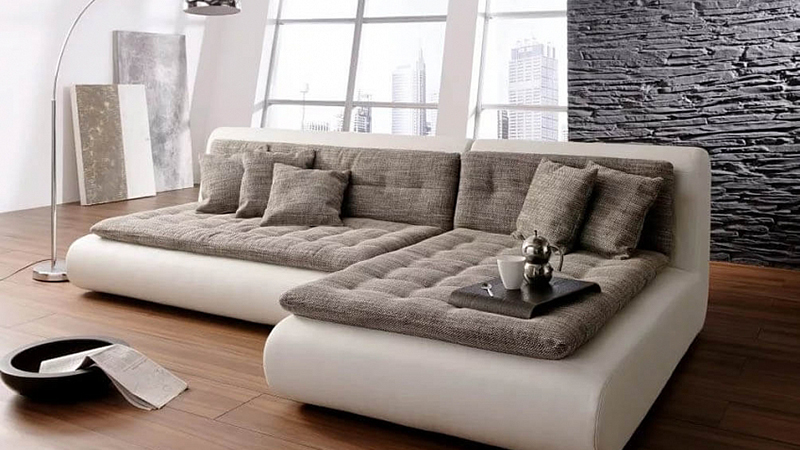 Модный угловой диван