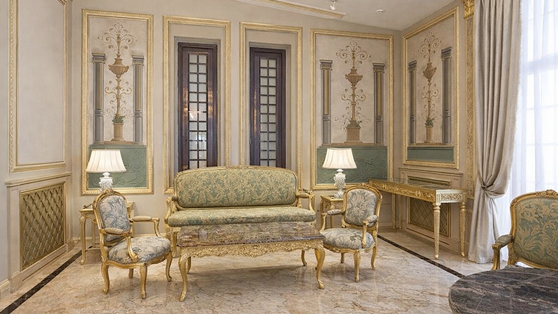 Интерьер гостиной в стиле ренессанс