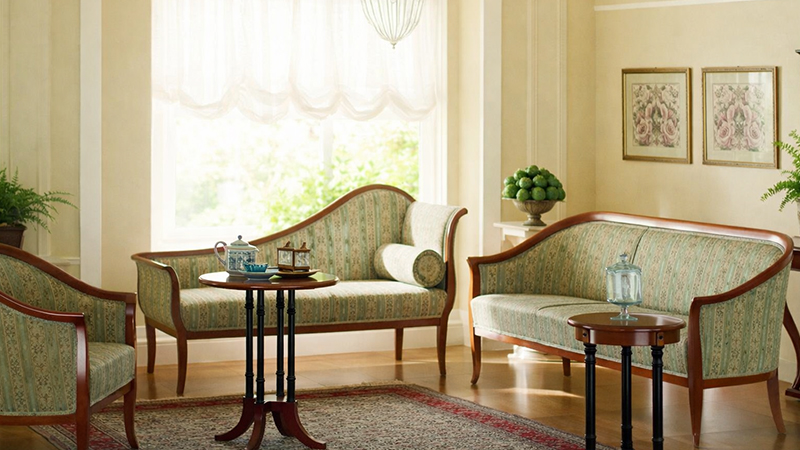 Мягкая мебель в стиле бидермейер