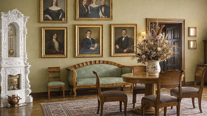 Традиционный декор в стиле бидермейер