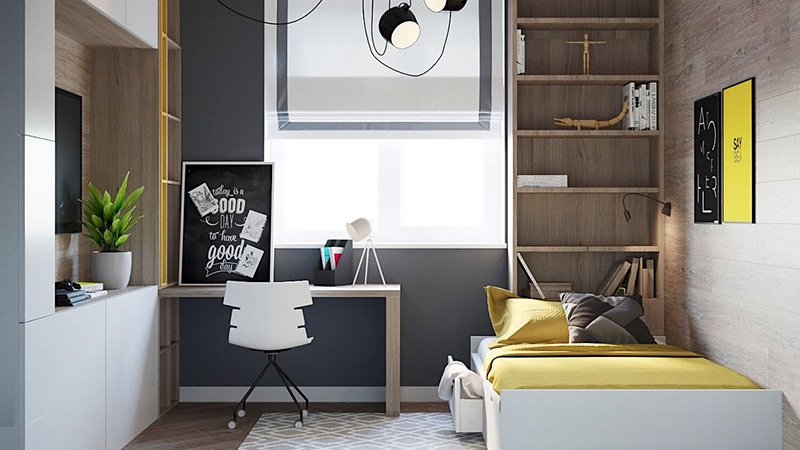 Комната подростка в стиле функционализм