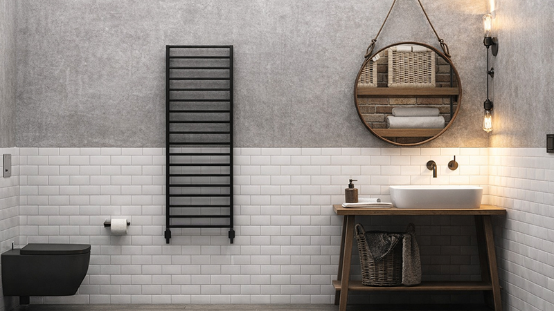 Санузел в индустриальном стиле