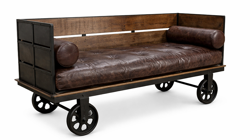 Диван в стиле индастриал