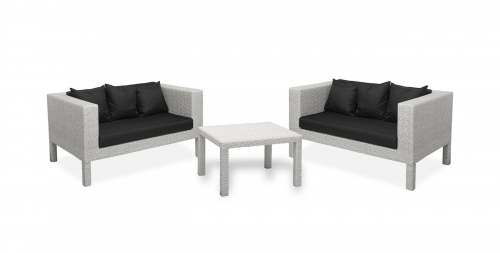 Комплект мебели «Вермонт» №5 (серый) с двухместными диванами