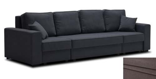 Диван-трансформер Астон MAX коричневый велюр Уцененный