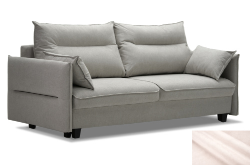 Прямой диван Палермо бежевый велюр