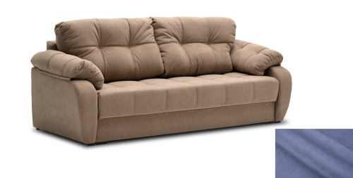 Прямой диван Вестон Дымчатый фиолетовый велюр Уцененный