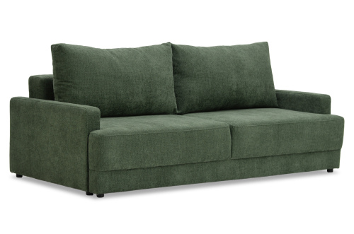 Прямой диван Клиф изумрудный шенилл