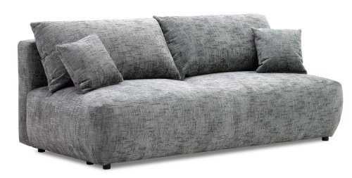 Прямой диван Кьяра графитовый шенилл 