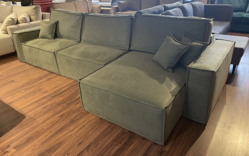 Модульный диван Тейлор хаки велюр