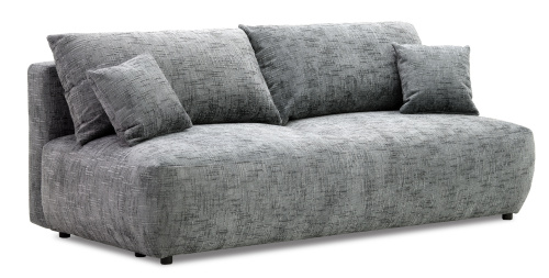 Прямой диван Кьяра графитовый шенилл Уцененный