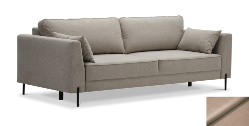 Прямой диван Энгри Бежевый шенилл Уцененный