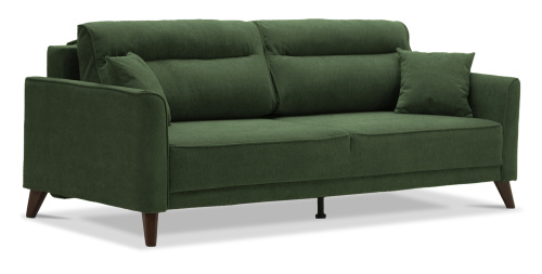 Прямой диван Авилла травяной велюр