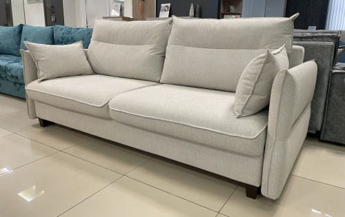 Прямой диван Палермо Бежевый велюр