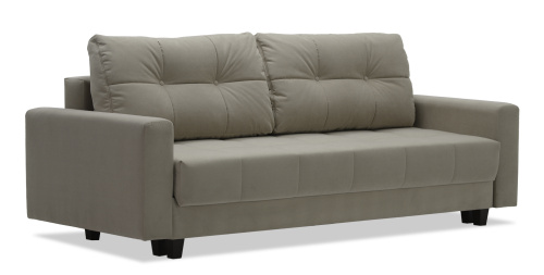 Прямой диван Энтон Светло-бежевый велюр