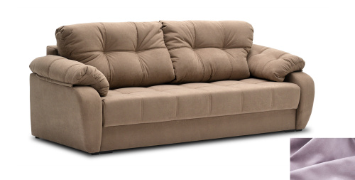 Прямой диван Вестон лиловая замша Уцененный