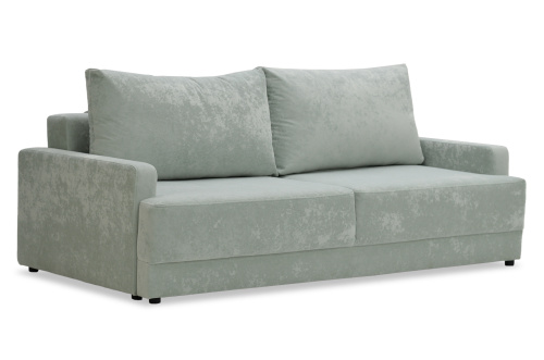 Прямой диван Клиф мятный велюр