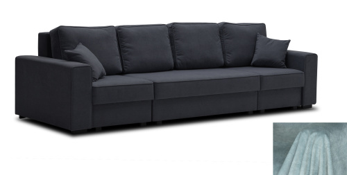 Диван-трансформер Астон MAX голубой велюр Уцененный