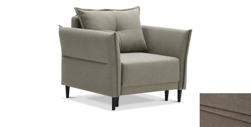 Кресло-кровать раскладное Лома Светло-коричневый велюр Уцененный