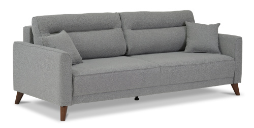 Прямой диван Авилла дымчатый букле Прямой диван Авилла дымчатый букле