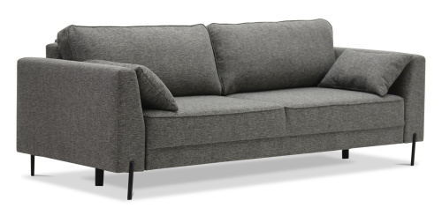 Прямой диван Энгри Графитовый меланж Уцененный