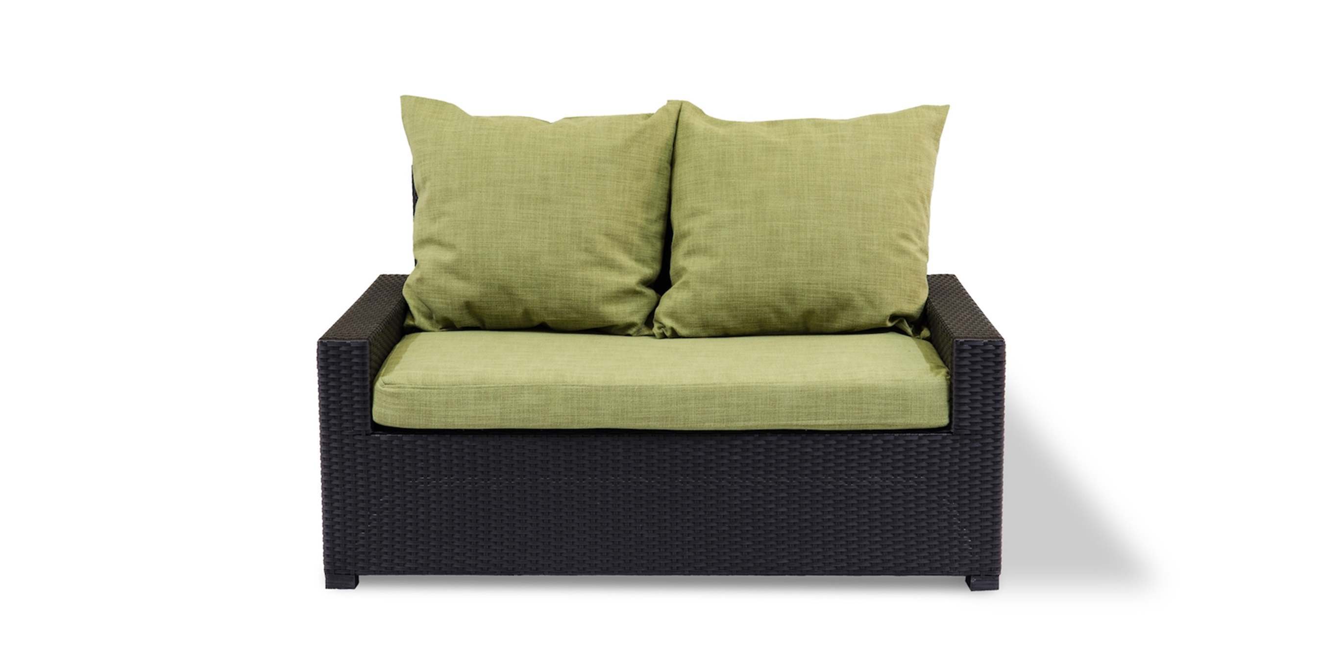 Фиджи двухместный (зеленые подушки)