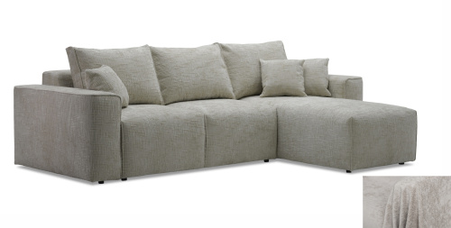 Угловой диван Матье бежевый шенилл Уцененный