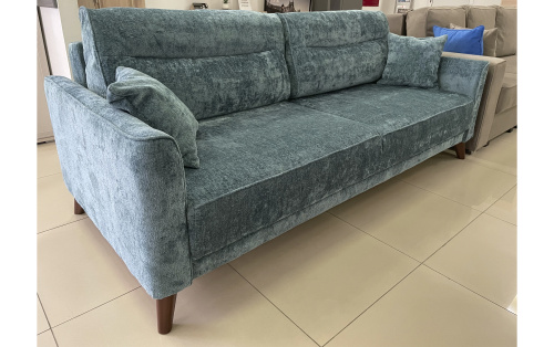 Прямой диван Авилла мятный шенилл