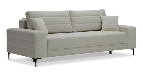 Прямой диван Белес миди молочный шенилл Уцененный