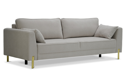 Прямой диван Энгри бежевый букле