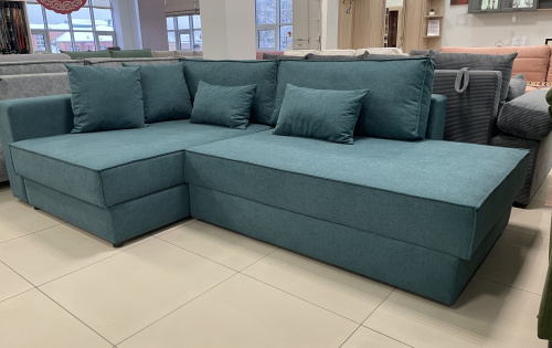 Диван трансформер Дуглас бирюзовый шенилл