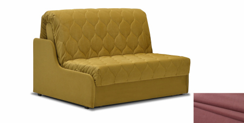 Прямой диван Клэр розовый велюр Уцененный