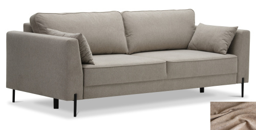 Прямой диван Энгри бежевый шенилл Уцененный