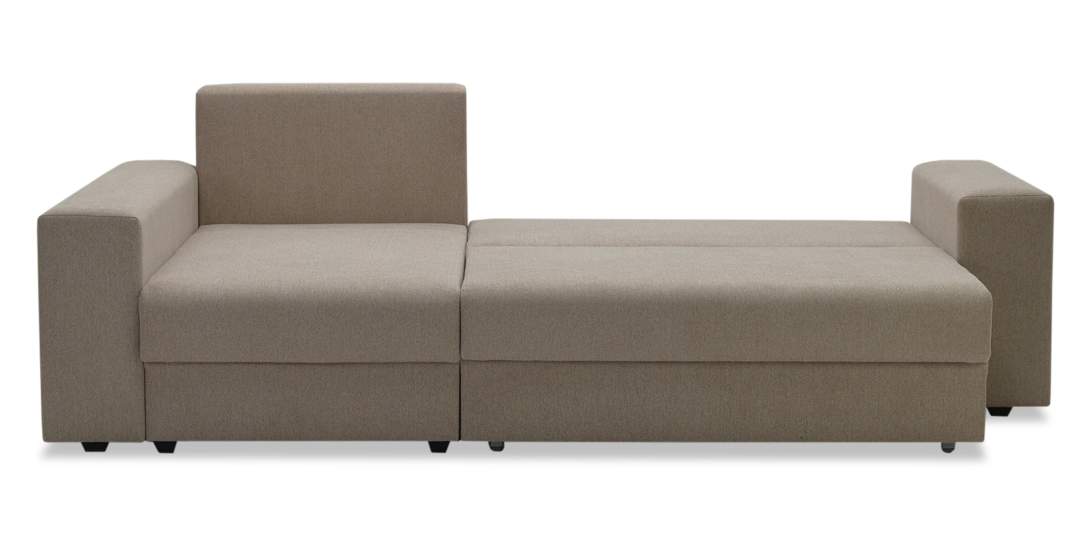 Угловой диван левый Майами Бежевый шенилл