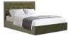 Двуспальная кровать Беллини 140 оливковый велюр