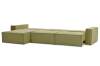 Угловой модульный диван Тейлор фисташковый велюр