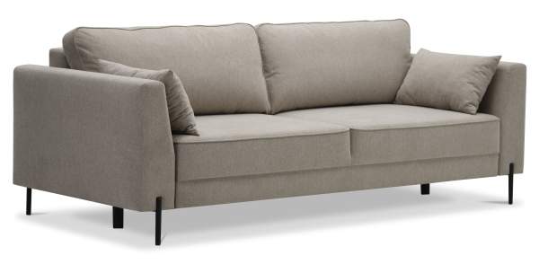 Прямой диван Энгри бежевый шенилл Уцененный