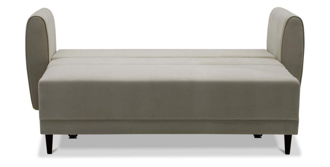 Прямой мини диван Калано 120 Айвори велюр