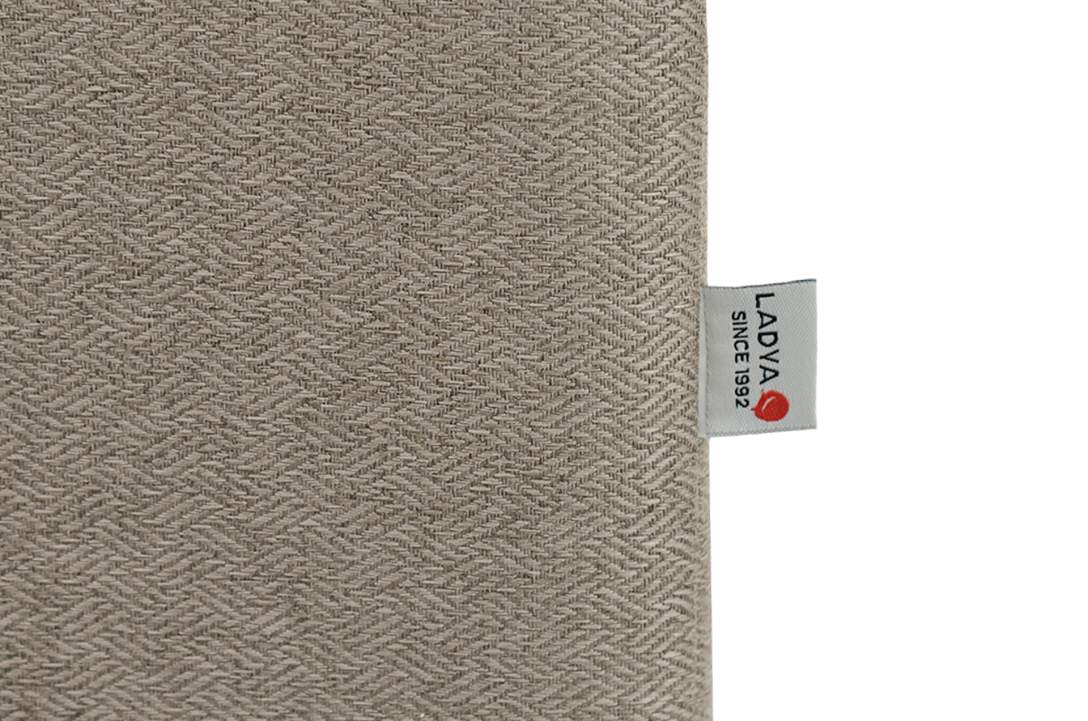 Угловой диван Тиволи коричневая рогожка