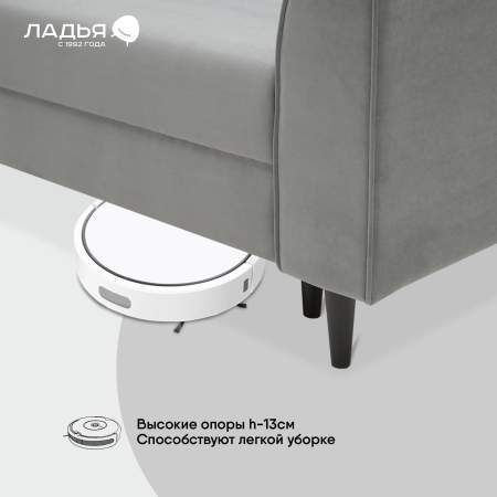 Прямой мини диван Касита 140 Серый велюр Уцененный Прямой мини диван Касита 140 Серый велюр Уцененный