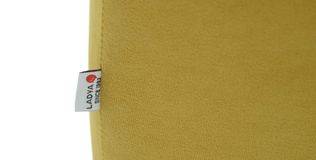 Угловой диван левый Коста Горчичный велюр