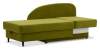 Угловая кушетка правая Иби Травяной зеленый велюр