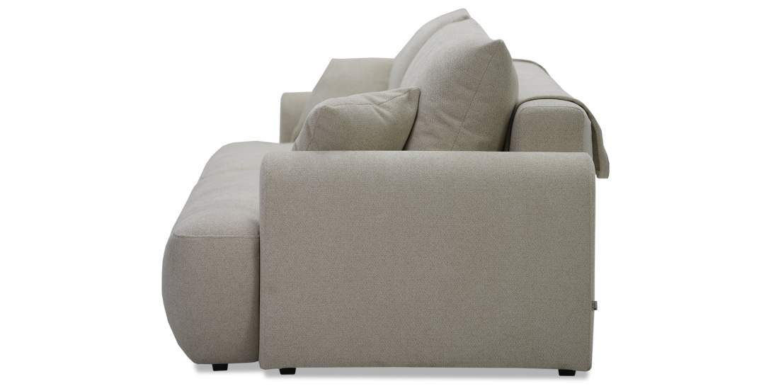 Прямой диван Кьянти Молочный шенилл