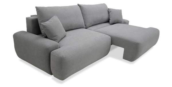 Прямой диван Кьянти 1 дымчатый серый велюр