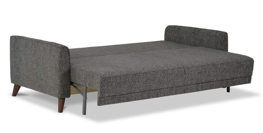 Прямой диван Авилла коричневая рогожка меланж Прямой диван Авилла коричневая рогожка меланж