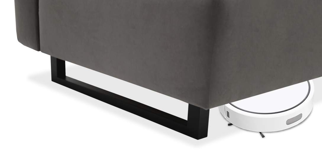 Прямой диван Морма оранжевый велюр Уцененный