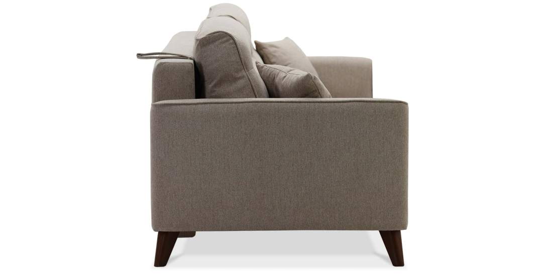 Прямой диван Авилла Бежевый шенилл